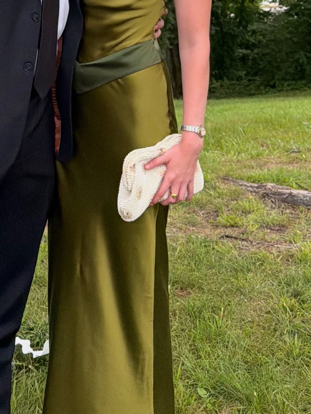 Reformation Jillian Silk Dress. - Picture 3 of 4